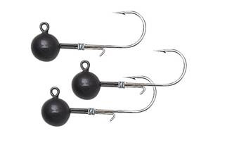TUNGSTEN BALL JIGHEAD #2/0 3.5G MATT BLACK 3PCS Savage Gear (82284)