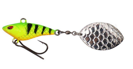 WOBLER Z OBROTOWYM WIRUJĄCYM OGONKIEM PRZYNĘTA - M-TAIL 6g/FIRETIGER - op.1szt. MIKADO PMMT-6-FT