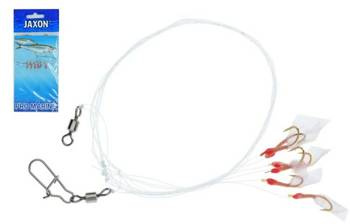 (R) PRZYWIESZKA ŚLEDZIOWA hak nr 7 zestaw 150cm, A (1szt= 6 haków) JAXON AJ-M65B