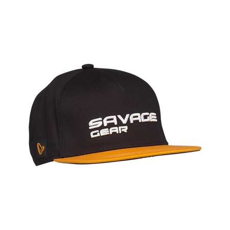 FLAT PEAK 3D LOGO CAP ONE SIZE BLACK INK Savage Gear (73713)