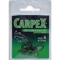 Haczyk karpiowy Carpex Teflon Super Strong 5, rozmiar 1 (10 szt.) Carpex 02-C-TSS5-001