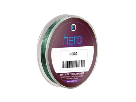 PLECIONKA HERO 8 / zielony 0,14mm 9,5kg 15m Delphin (101001691)