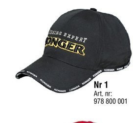 CZAPKA KONGER Z DASZKIEM CZARNA NR.1 ROZMIAR 58/60/62 978800001