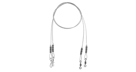 PRZYPON STALOWY JAWS 30cm / 15kg - op.2.szt MIKADO ZGJ06-30-15