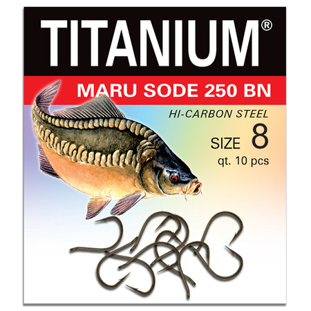 Haczyk Titanium MARU SODE (10 szt.), rozm. 8 Robinson 02-P-250BN-08