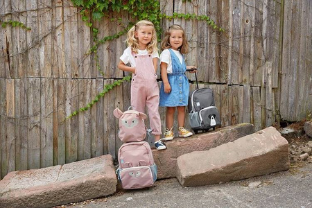 Lassig Plecak na kółkach z odczepianym stelażem 2w1 About Friends Szynszyla  