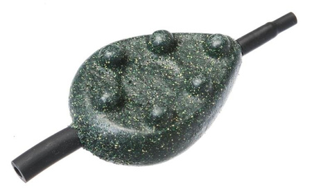 CIEŻAREK KARPIOWY  PRZELOTOWY Z KOLCAMI ZIELONY 120G 10X1SZT JAXON CP-KB120G