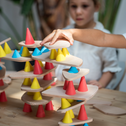 OPPI Kreatywny zestaw konstrukcyjny duży Piks Big 64 elementy 3+