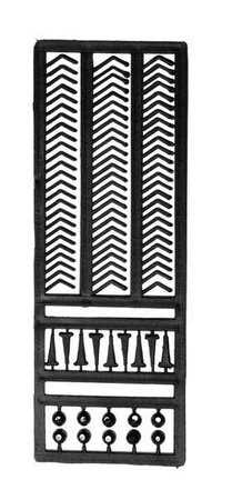 STOPERY DO KULEK I PELLETU CZARNE 10X1SZT JAXON AC-3581A