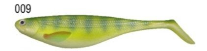 FLAT SHAD 9,5cm KOL. 09 OLIVE PERCH OP.4SZT KONGER 338020009