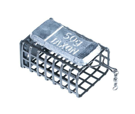 KOSZYK ZANĘTA MET.PROSTOK.Z DNEM 25/32/44 50G 1X10SZT JAXON AV-PB050