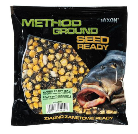 ZIARNO JAXON METHOD GROUND READY MIX 2 KUKURYDZA-ORZECHY-KONOPIE 0,5KG FG-AB09