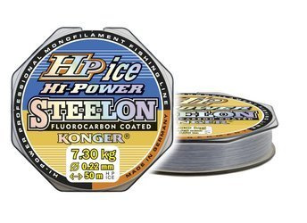 ŻYŁKA HI POWER FLUOROCARBON COATED ICE 0,22/50m KONGER 241050022