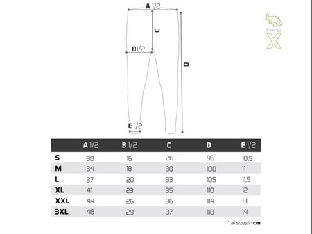 Bielizna termiczna część dolna Delphin EnergyX XXXL Delphin (101004295)