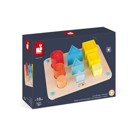 Drewniana układanka Objętości Essentiel, Janod
