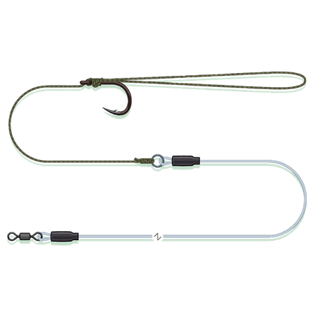 PRZYPON SUMOWY COMBI PELLET 70CM 0.95MM #3/0 SINKING MADCAT (70977)