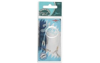 PRZYPON FLUOROCARBONOWY JAWS MEDIUM 15cm/12kg- op.2szt. MIKADO ZGJ01-15-12