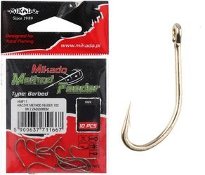 HACZYK METHOD FEEDER 702 Nr 12 BR Z ZADZIOREM - op.10szt MIKADO HMF11-12