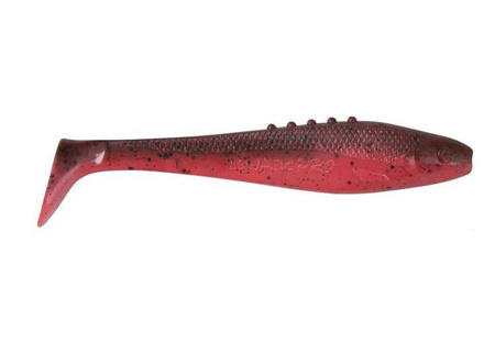 Ripper Lunatic PRO - BLOODY KILLER 4"/10cm 3szt./bag black glitter black glitter FLUO RED/MOTOR OIL DRAGON CHE-LN40D-51-455