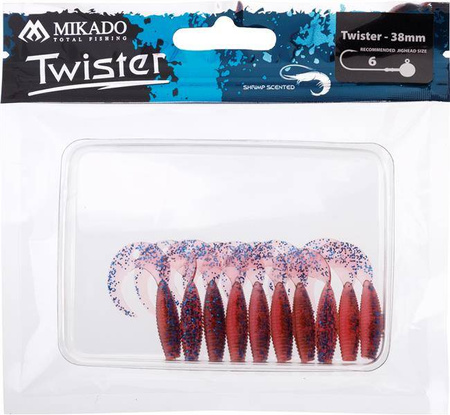 PRZYNĘTA - TWISTER 38mm/ VIOLET - op.10szt. MIKADO PMTBT-38-VI