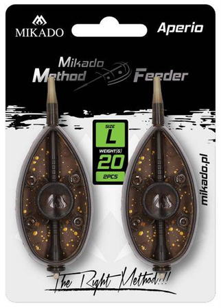 KOSZYCZEK - METHOD FEEDER APERIO L - 20g - op.2szt. MIKADO AMFA01-2L-20B