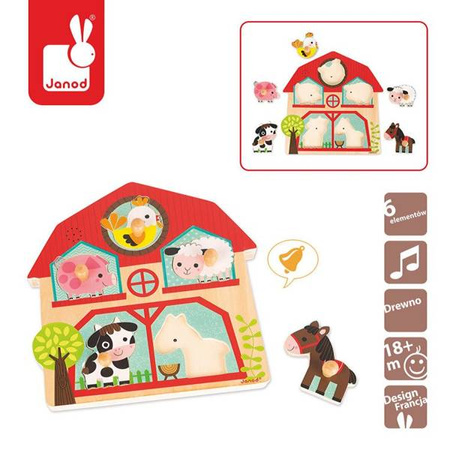 Puzzle muzyczne Mieszkańcy farmy, Janod