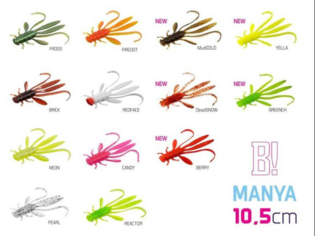 Nimfa Delphin MANYA UVs / 5szt 10.5cm/YELLA Delphin (101003856)