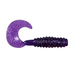 Twister  JUMPER 1,5"/3,5cm 20szt./bag VIOLET silver glitter     DRAGON CHE-JU15S-55-001