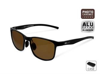 Fotochromatyczne okulary Delphin SG BLACK brązowe szkła  Delphin (920121280)