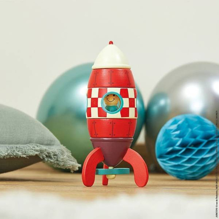 Rakieta drewniana magnetyczna, Janod