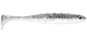 GUMA RIPPER Aggressor PRO - BLACK PEPPER 3"/7.5cm 4szt WHITE/CLEAR  black glitter DRAGON CHE-AG30D-10-950