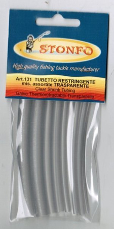 STONFO RURKI TERMOKURCZLIWE CLEAR ZESTAW ROZMIAR 1.6-6.4MM 1X10SZT JAXON AS-131