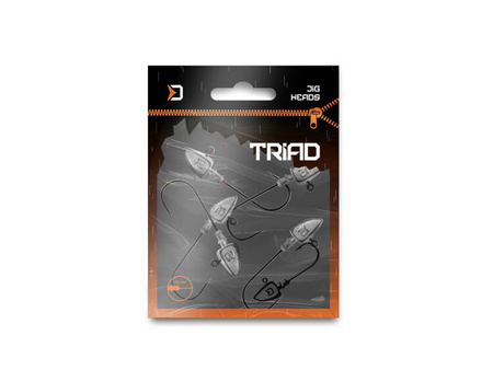 Główka jigowa z kołnierzem Delphin TRIAD / 5 szt. 25g-5/0 Delphin (101005273)