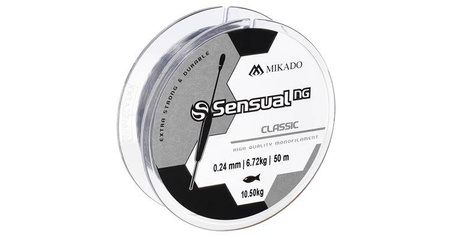 ŻYŁKA - SENSUAL N.G. CLASSIC 0.08mm/1.5kg/50m - TRANSPARENTNA - op.1szp. MIKADO ZSN500-50-008