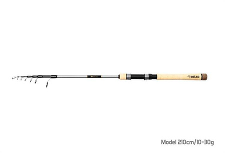 WĘDKA SPINNING TELESKOPOWY AZTEC tele 240cm/10-30g Delphin (110383324)