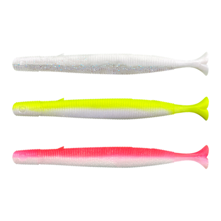 GRAVITY STICK PULSETAIL 14CM 15G SINKING HIGHVIS MIX 6PCS Savage Gear (72584)