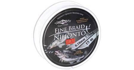 PLECIONKA NIHONTO FINE BRAID 025 WHITE 15M MIKADO Z21W-025