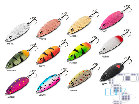 Wahadłówka Delphin ELIPZ FullSCALE 12g COPPER Hook #2 Delphin (101004126)