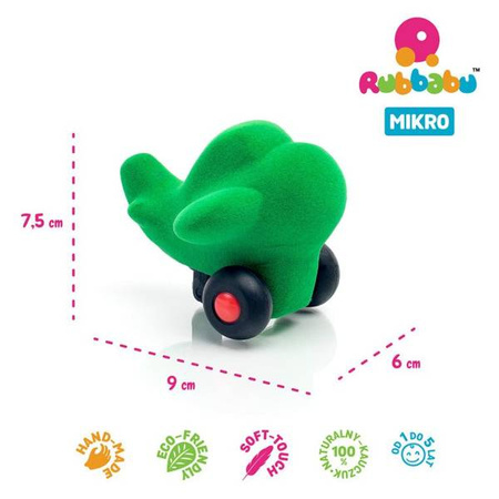 Rubbabu Zestaw 8 sensorycznych mikro - pojazdów (opakowanie zbiorcze 8 szt.)