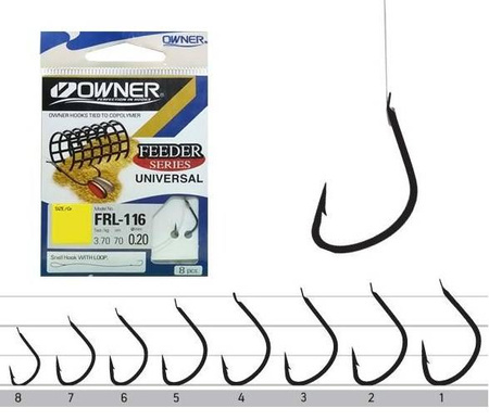 (R) HACZYKI OWNER KAIZU RL116 FEEDER 6+PRZYPON 0,18 1X9SZT HO-RL11606