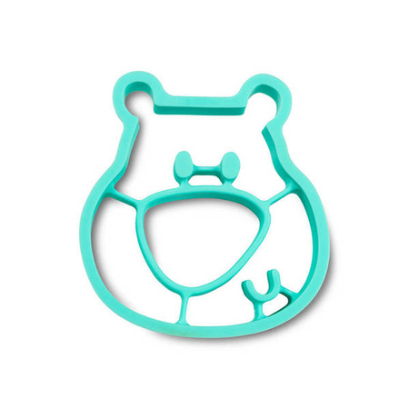 LILLIPUTIENS Silikonowa forma do smażenia jajek Mały kucharz, Niedźwiadek Cesar, 4+