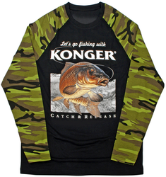 KOSZULKA KARP CAMOU DŁUGI RĘKAW ROZMIAR "L" KONGER 975015002