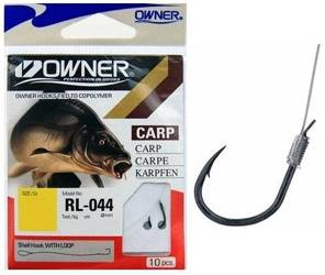 (R) HACZYKI KARPIOWE OWNER RL044 ISEAMA 2+PRZYPON 0,25 1X10SZT HO-RL04402