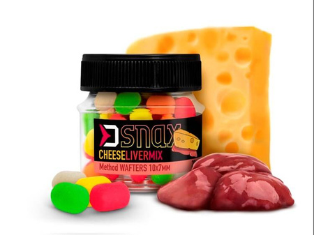 Przynęta MIX D SNAX WAFT 10x7mm/20g Ser-wątroba Delphin (101003739)