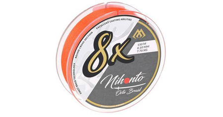 PLECIONKA NIHONTO OCTA BRAID 016 ORANGE 10M MIKADO Z23O-016