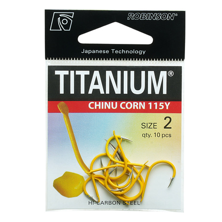 Haczyk Titanium CHINU CORN 115Y (10szt), rozm. 4 Robinson 02-P-115Y-4