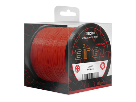 Żyłka Delphin BINGO Matt / Ciemnoczerwona 0,25mm 5,4kg 300m Delphin (101005586)