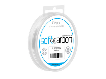 Delphin SOFT FLR CARBON - 100% fluorocarbon 0,128mm 1,38kg 50m Delphin (101004387)