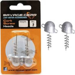 Wkręcane główki jigowe Savage Gear Cork Screw Heads 20g / 2szt. (50359)