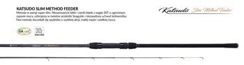 WĘDKA KATSUDO SLIM FEEDER 390 c.w. up to 90g MIKADO WAA680-390